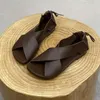 Sandali Summer Women Sandal Fashion Open punta femmina Simple Gladiator Shoe Feel Casual Beach Shoe Roman Ladies Shoe Sandalias Mujer