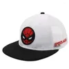 Kulkapslar ankomst tecknad baseball för pojkar flickor platt grim hip hop hatt baby sol justerbar utomhus snapback sunvisor hattar