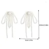 Kolczyki stadnorskie 2pcs moda boks imitacja Pearl Perl for Women Girls Wedding Biżuter