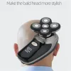 Rakare Washable Electric Bald Head Shaver 5d Man Skull Razor Floating Rotary Shaving Machine Barehead Shave Beard Face Grooming Clipper