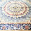 Teppiche 9'x12 'Persian Teppich großes antikes blaues Hereke Handknotteppich (ZQG652A)