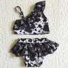 Одежда наборы детская дизайнерская одежда девочек купальники милые детские купания мода летние купание наряды