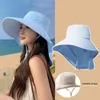 Berets Женщины защита шеи Sun Hat Summer Outdoor UV-защищенные козырешки женская альпинизм