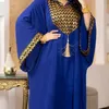 Etniska kläder afrikanska dubai muslimska modeklänning för kvinnor elegant huva abayas casual kaftan arabiska fest kvällsklänningar marocko caftan