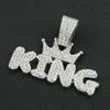 Hip Hop Cool Smooth King Letter Pendant Collier Collier Menciens Mentille Trendy Fraîche ACCESSOIRES CUBAINES CUBAN