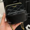 Portable Designer Mini Women Cosmetic Case Square Sugar Brand Charm Makeup Bag Double Hardware Matalasse Chain Lipstick Bag Luxury Shoulder Handbag 10x9cm