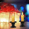 Titulares de vela 2 PCs Holder Metal Pillar Wedding Decorate for Candles Party Black Banquet