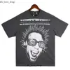 Mens T-shirt Hellstar Mens Designer Mens Clothing Mens Polo American Hip Hop Avatar Imprimer Sweat à manches courtes 461