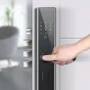 Contrôle Digital Biométrique Empreinte digitale électronique Black Smart Door Smart Carte IC Carte de mot de passe Mot de passe Déverrouiller Lock sans clé pour la sécurité domestique