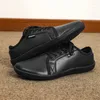 Casual Shoes 2024 Men Flats Walking Leather Barefoot Wide-toed Wider Toe Sneakes Large Size 37-48