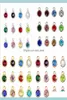 Uroki Odkrycia Komponenty 6 Opcje 12pclot Kolorowy kryształowy kamień urodzeniowy Charms DIY Akcesoria biżuteria do bransoletki Earri8723798