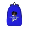 Torby niestandardowe Zeta Girl Canvas Backpack Women Men Men BookBag dla szkolnego college'u Zeta Phi Beta Borority Bags