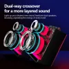 Hoparlörler Masaüstü Renkli Subwoofer Hifi Surround Sound Bluetooth Hoparlör Çok Fonksiyonel 2.0 Kanal Kablosuz Kart Bilgisayar Hoparlörü