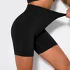 Shorti da yoga senza cuciture a costine di womens High Waist Shoga a prova di fitness a prova di fianco Hip Fitness Fitness Counch Sports Gym Gambings Vendita 240416