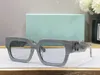 Lunettes de soleil de créateurs pour hommes pour femmes luxe cool mode chaude plaque épaisse épaisse noire carrée carrée lunettes de lunettes de verres d'homme 37kwb