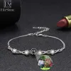 Bangle ethshine aangepaste foto armbanden voor vrouwen sterling zilver gepersonaliseerde projectie foto armbanden Halloween kerstcadeaus