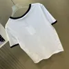 Designerskie damskie koszule luksusowe tee damskie unisex haft haftowy krótki rękaw moda przeciw niszczycielowi zwykłe fitness T koszule