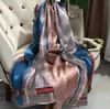 Designer Silk Sjalf Bag Fashion Luxury Brand Summer Beach Long Shawl Accessoires Activiteit Dames Men Shawl Summer Beach Vrouwen zomer