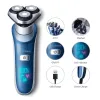 Shavers Pro 4in1 Shaver eléctrico lavable para hombres Facial Razor Barba Barba Máquina de afeitar la oreja de la oreja USB Recargable