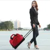 Sacs Oiwas Sac à bagages pliables Travel Duffle Trolley Saclling Suitcase Femme Men Sacs de voyage avec sac de roue Sac de bonne qualité