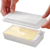 Bouteilles de rangement Boîte de coupe de beurre avec couvercle fuite de fromage fromage coupéur slicer réfrigérateur accessoires de cuisine