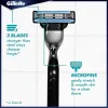 Shaver Gillette Mach 3 Razor Blades 4 PCS Shaver Blade Refills Men 3 Layer Face Beard Shaving Mair Removal 교체 가능한 면도기 헤드