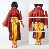 Anime Costumes Bungo Stray Dogs Izumi Kyka Cosplay Come Anime Kimono Wig Pełny zestaw Izumi Kyka Cosplay for Hallown Party Suits Bow Women Y240422