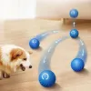 Toys Dog Toy Interactive Smart Pet Toy Automatic Moving Ball USB Oplaadbare hondenballen met shell rubber elektrische honden accessoires