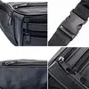 Taillenbeutel Mode Männer echte Lederpackungen Organizer Reise Pack Notwendigkeit Belt Mobiltelefontasche