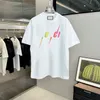 Herren T-Shirts Designer T-Shirt-Baumwollrunde Hals Druck Schnell trocknend Anti-Falten-Männer Frühling Sommer hoher loser Trend Kurzarm männliche Kleidung CXD2404221-12