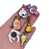 Anime halloween tarot häxa charms grossist barndomsminnen rolig presenttecknad charms sko tillbehör pvc dekoration spänne mjuka gummi clog charms