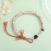 Strand Nature Bodhi Beads Bracelets Sanskrit Charms Woven Yoga Meditation Fashion Jewelry For Women Men Gift
