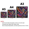 3D Puzzles Mysterious Wooden Puzzle Colored Hummingbird Fun Toy Animal Wooden Puzzle Intelligent Game Round Puzzle Childrens Best Gift 240419