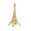 Figurine decorative decorazioni per la casa paris gioielli romantici mobili topper ornamenti art oriffel statue statue modella regali artigianali in lega di festa