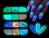 Nagelglitzer 6 Gitter/Set Art Insous Pearl Shell Pulver Aurora Spiegel Reiben Zucker Unregelmäßiger Patch Symphony9087706