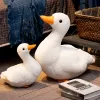 Dolls Lifelike Call Cole Duck Stuffed Toy Cute White Duck like Goose Simulation animal Doll toys for Children Pillow Water Animal Gift