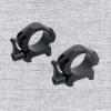 スコープ戦術2pcs/セットスチールクイックリリース低リリース低いミディアプロファイルピカティニーウィーバー25.4mm 30mm直径ハンティングスコープリング