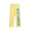 Vertabrae zweetwedstrijd herenbroeken ontwerper High Street 3d Letter Hip Hop Sports Casual Pants Joggersa135