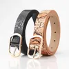 Waist Chain Belts 2020 Vintage Snake Leopard Print Belt for Women Black Fashion Waist Leather Belt for Lady Female Waistband Belts Y240422