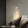 Lampada a parete LED moderna LED Ellittico a doppio anello casa decorazioni per la casa sconde illuminazione da letto soggiorno per interni lucentezza