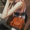Luxur Design Korean vintage trendiga axelväskor FI Casual All Match Handväskor Kvinnor Y2K Streetwear Chic Solid Underarm Bag T63K#
