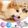 Toys Electric Cat Ball Toys Automatic Ball Toys USB wiederaufladbare selbstrotierende Kugel Abs intelligent Rolling Toy Ball für Kätzchen Hund