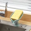 Plats Soap Box créatif drainage de rangement de savon punchfree tasse aspect de ventouse personnalisé mignon étagère de salle de bain domestique artefact