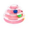 Toys Futurism Toy Tower Tracks Cat Toys Interactive Cat Intelligence Training Amusement Plate Tower Pet Products Cat Tunnel