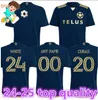 2024 2025 Ванкуверские футбольные трикотажные изделия Whitecaps Home Away Men Men Kids Full Kits Fan Fans Версия 24 25 Футбольная рубашка Thailand Quality88