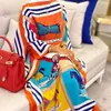 Etnik Giyim Kuveyt Moda Blogger Baskılı İpek Kaftan Maxi Elbiseler Gevşek Yaz Plajı Bohem Uzun Elbise Lady319s