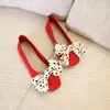 Casual Shoes Fairy Knitting Polka Dot Silk Bowknot Moccasins Women Ballerina Slip On Shallow Comfy Square Toe Ballet Flats 2024