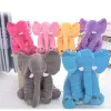 Puppen 33/40/60 cm Elefant Plüsch Kissen Säugling weich zum Schlafenkissen gefülltes Kissen Babys Spielzeuggeschenke Home Elephant Plüschspielzeug