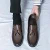 Sıradan Ayakkabı 2024 Yaz Erkekler Rahat Loafers Yumuşak Işık Düz Mokasins Hombre Püskül Açık Sürüş Slip-On Katırlar Pea