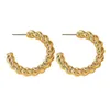 Diğer vintage spiral saplama küpeleri kadınlar trend moda geometrik takı abartı altın renk parti hediyeleri aksesuarları rg0151 240419